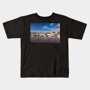 Aberystwyth Marina, Ceredigion, Wales Kids T-Shirt